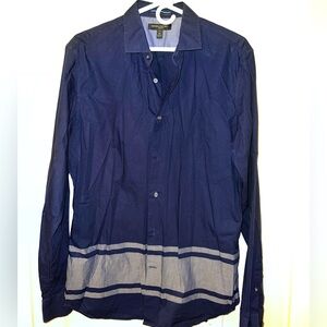 Banana Republic Mens Button Down Long Sleeve slim fit medium tall. RN# 54023